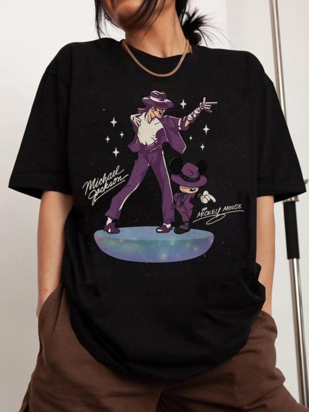 Michael Jackson Mickey Mouse Dance Tee
